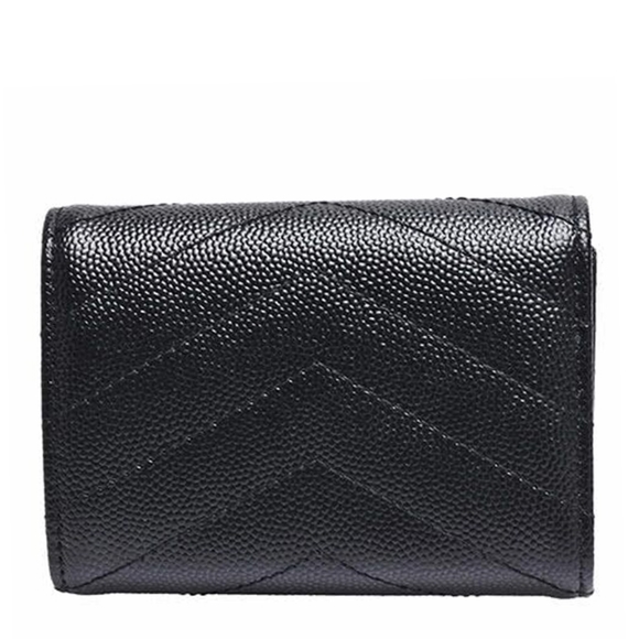 RARE!!! YSL SAINT LAURENT 6 KEYS MONOGRAM CAVIAR HOLDER WALLET - Picture 3 of 16